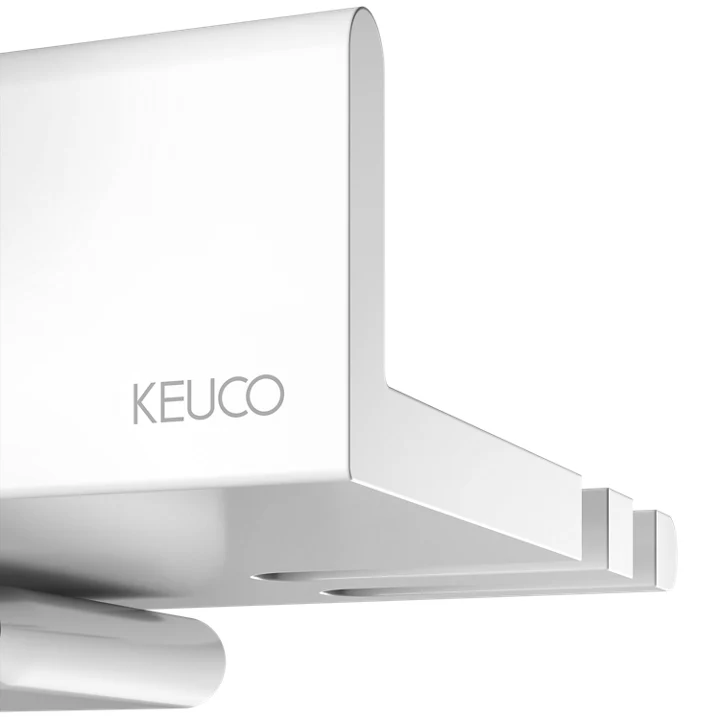Полочка для душа съёмная KEUCO COLLECTION REVA 12859 510000 со встроенным стеклоочистителем, белый