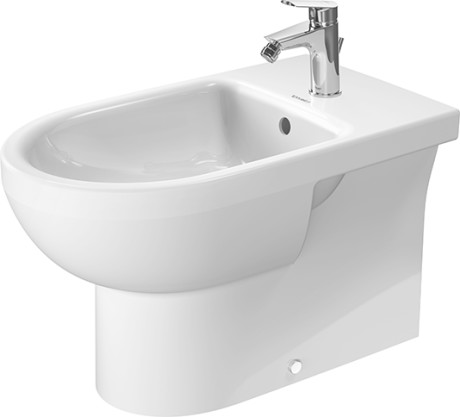 Биде напольное DURAVIT Duravit No.1 2297100000 650 мм х 355 мм, с переливом, с отверстием под смеситель, с креплением, белое