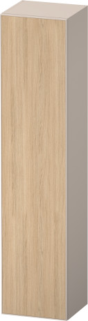 Шкаф-пенал высокий петли слева DURAVIT ZENCHA ZE1352L30830000 360 мм х 400 мм х 1760 мм, натуральный дуб/серо-коричневый суперматовый