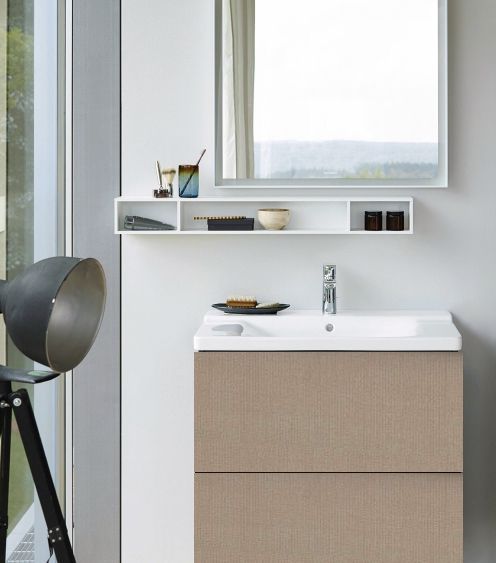 Тумба подвесная под раковину Duravit L-Cube LC626507575 лен