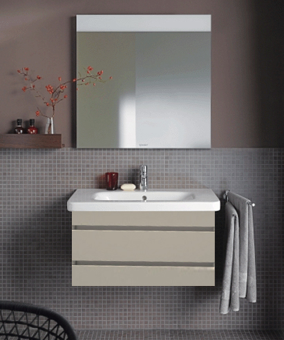 Тумба подвесная под раковину Duravit DuraStyle DS648809191 серо-коричневый