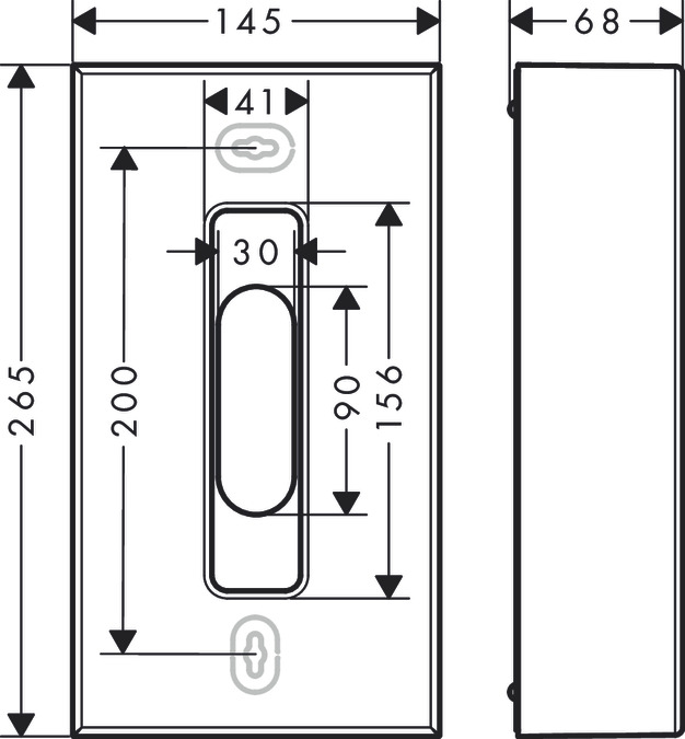 Держатель для салфкток AXOR Universal Circular 42873670 Матовый чёрный