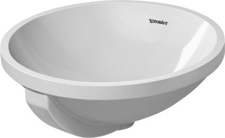 Раковина встраиваемая снизу Duravit architec 0468400000 43х43см