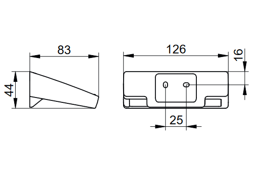 Держатель туалетной бумаги открытой формы KEUCO AVENO 14662 010000 с роликовым тормозом, с клеевым комплектом, цвет Хром