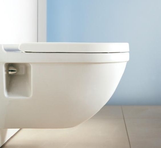 Унитаз подвесной Duravit Starck 3 22000900001 с вертикальным смывом, без сидения, с покрытием WonderGliss, белый