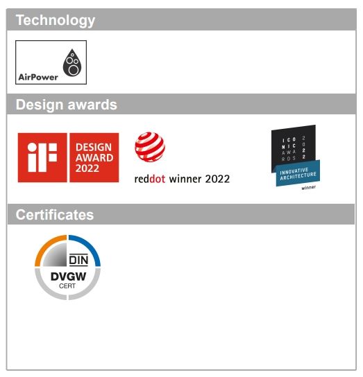 Однорычажный смеситель для ванны и душа Monotrou HANSGROHE REBRIS S 72436000  2 режима струи, хром