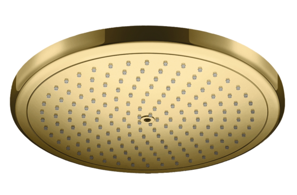 Верхний душ круглый HANSGROHE Croma 26221990 280, 1jet, с EcoSmart, цвет Полированное золото