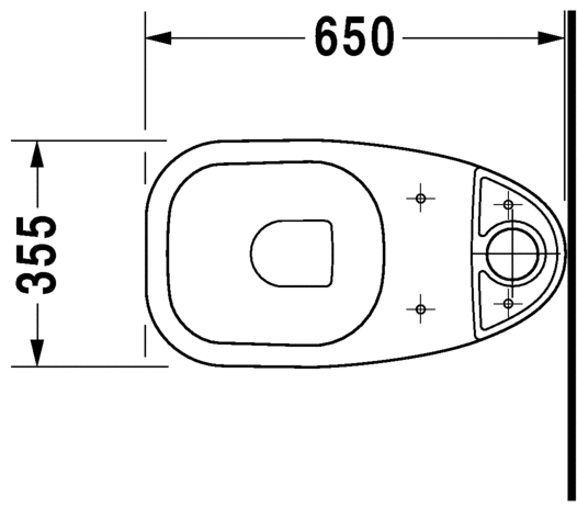 Напольный комбинированный унитаз Duravit D-Code 21110900002 белый