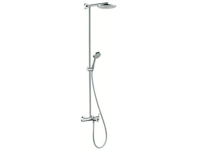 Душевой комплект Hansgrohe Raindance Showerpipe 240 27101000 с однорычажным смесителем для ванны хром (изделие снято с производства)