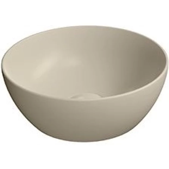 Раковина-чаша накладная круглая GSI PURA 885408 320 мм х 320 мм, без отверстия под смеситель, цвет Creta Matte