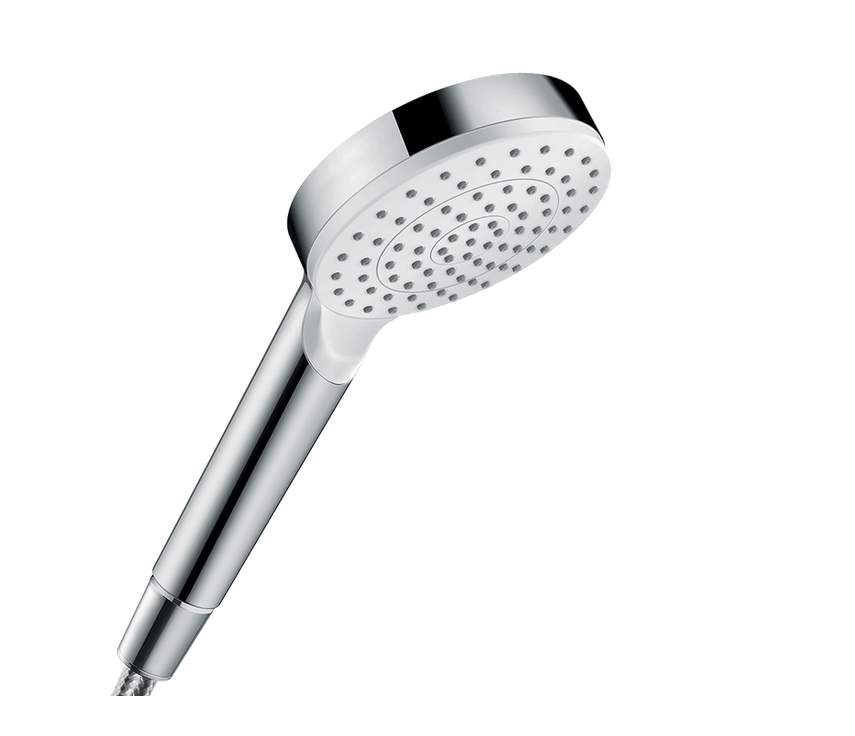 Ручной душ Hansgrohe Crometta 1jet 26333400 с EcoSmart, Белый/Хром