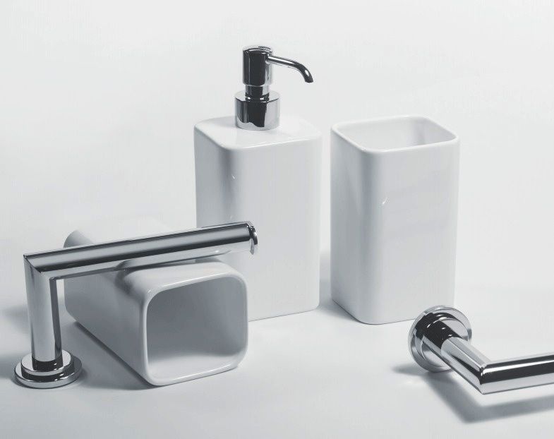 Дозатор для жидкого мыла подвесной BERTOCCI CENTO 144 8528 0000 Белый глянцевый