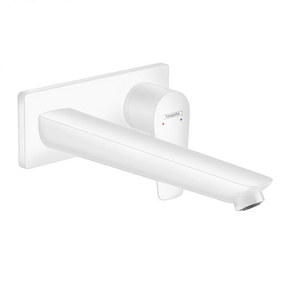 Смеситель для раковины однорычажный Hansgrohe Talis E 71734700 белый матовый