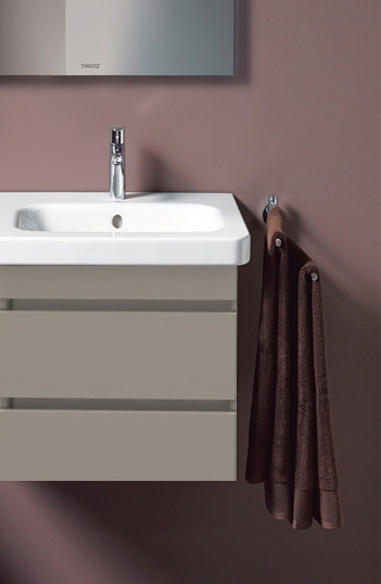 Тумба подвесная под раковину Duravit DuraStyle DS6403 4949 базальт матовый