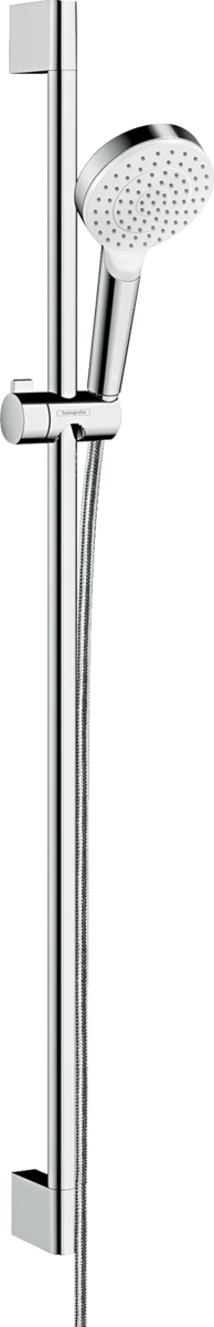 Душевой гарнитур со штангой 90 см Hansgrohe Crometta 1jet 26537400 Белый/Хром