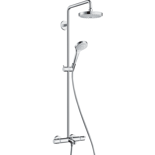 Душевая система Hansgrohe Croma Select S 180 2 jet 27351400 белый/хром