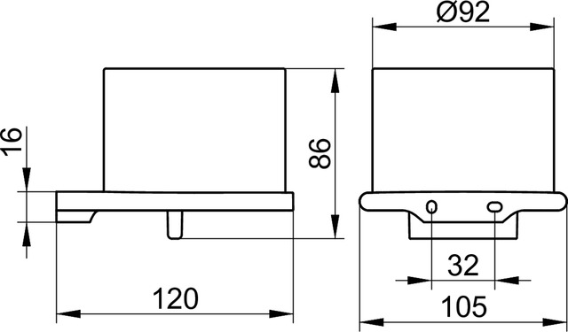 Стаканчик для дозатора зап/часть KEUCO EDITION 400 11552 009000 Белый