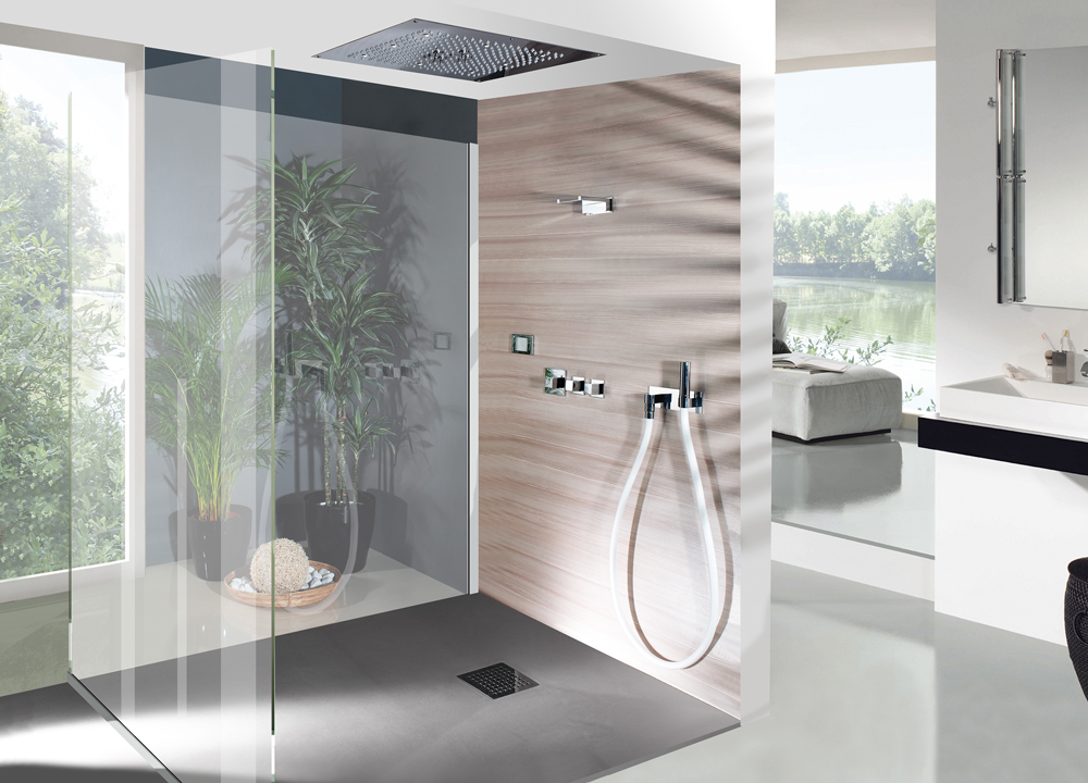 Излив для душа Bossini Bocca Cascata XL E88500 Хром