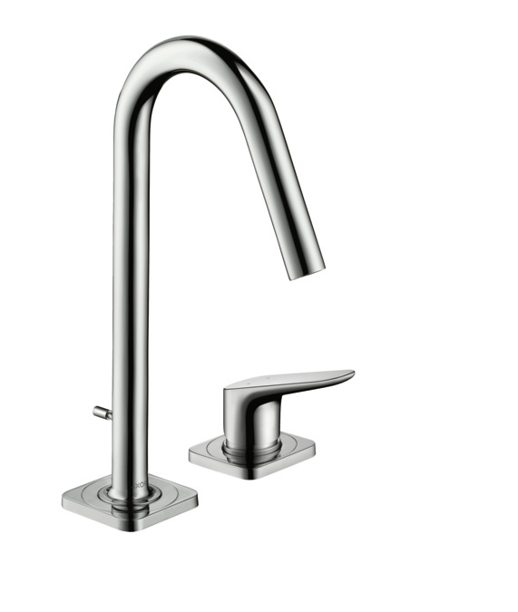 Смеситель для раковины AXOR Citterio M 34132000 со сливным гарнитуром хром