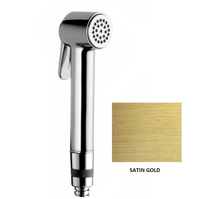 Гигиеническая лейка с клапаном подачи воды Bossini Paloma Brass B00470.043   цвет Сатинированное золото