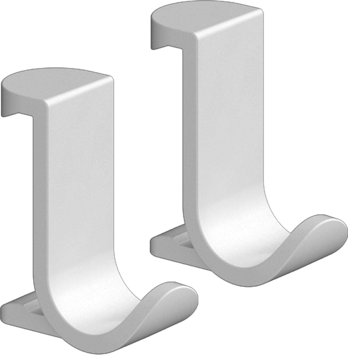 Крючки 2 штуки HANSGROHE WallStoris 27914700 Матовый белый