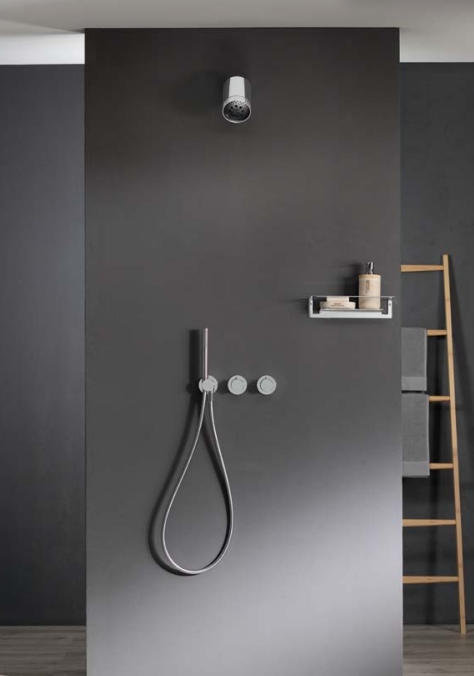 Полочка для душа ALMAR Showers Accessories E300001.MB цвет Чёрный матовый