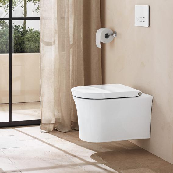 Сиденье для унитаза с крышкой  Duravit White Tulip 0027090000 с автоматическим закрыванием, белый