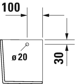 Полупьедестал для раковины DURAVIT Duravit No.1 0858450000 280 мм х 175 мм х 290 мм, белый глянцевый