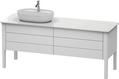Тумба напольная под столешницу Duravit Luv LU9568L3636 белый