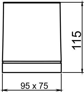 РАСПРОДАЖА Стакан настольный Novaservis Metalia 4 6406.0 хром/белый