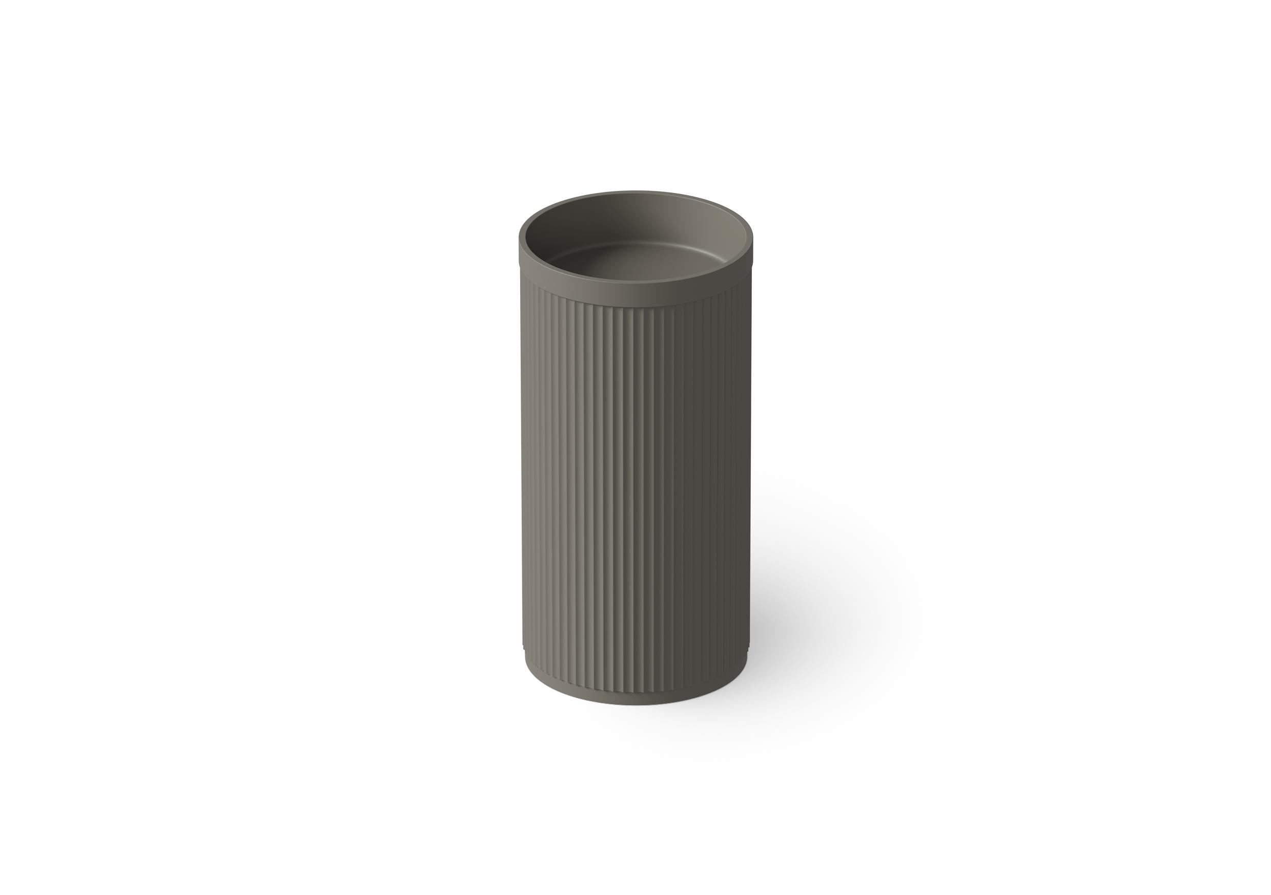 Раковина напольная из композита DEA DESIGN Pedestal Basin DD2801 450 17   450 х 450 х 900 мм, с донным клапаном, цвет Grey №3