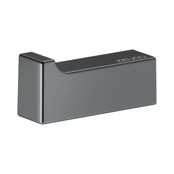 Крючок для полотенца Keuco Edition 11 11114 130000 Чёрный шлифованный хром