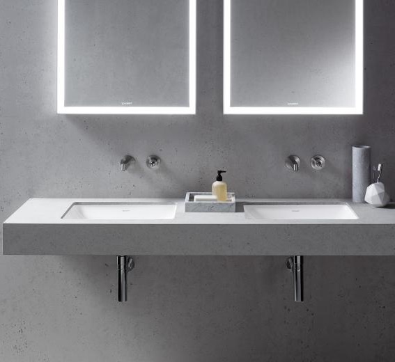 Раковина встраиваемая снизу Duravit Starck 3 03054900001 без отверстий под смеситель, с переливом, с покрытием WonderGliss,  белая