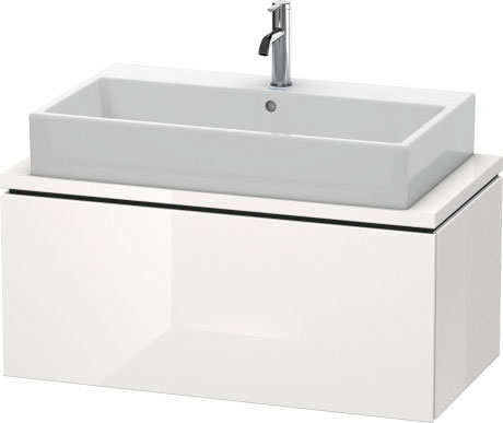 Тумба подвесная под раковину Duravit L-Cube LC580302222 белый глянцевый