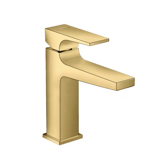 Смеситель для раковины Hansgrohe Metropol 32507990 со сливным донным клапаном Push-Open, полированное золото