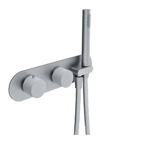 Встраиваемая часть термостатического смесителя CARIMALI W5100 на 2 выхода, хром