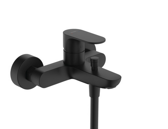 Однорычажный смеситель для ванны HANSGROHE REBRIS S 72440670 Чёрный матовый