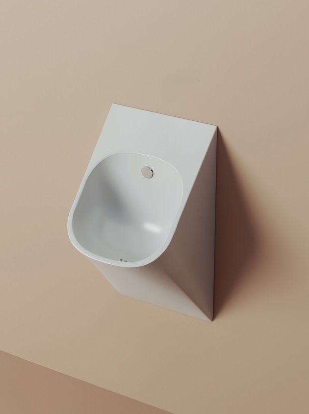 Писсуар подвесной ARTCERAM LA FONTANA LFO002 01 00 330 мм х 310 мм, c сифоном и креплением, белый глянцевый