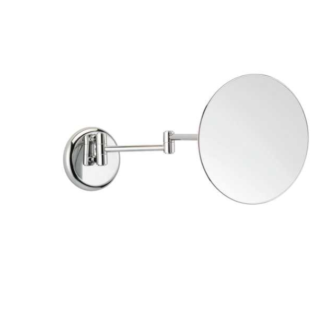 Зеркало косметическое увеличительное настенное BOSSINI BAGNO V50010.030 210 мм, цвет Хром