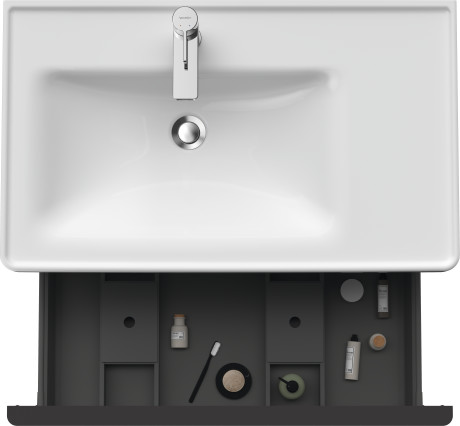 Раковина встраиваемая ассиметричная Duravit D-Neo 2369800000 800 мм х 480 мм, с переливом, с отверстием под смеситель, белая