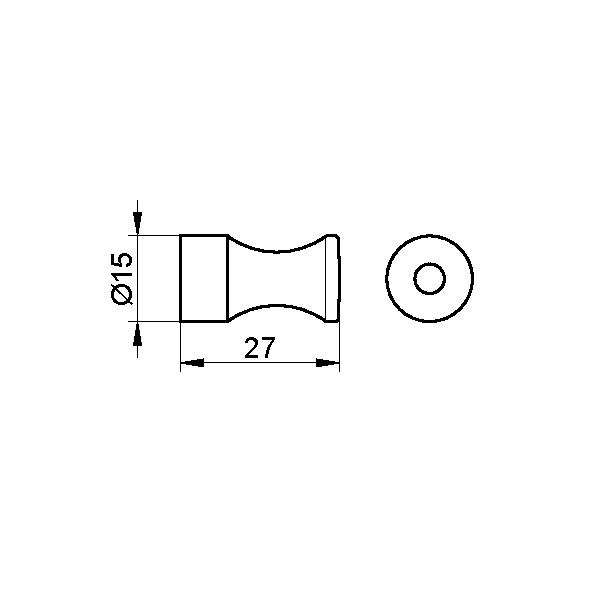 Крючок Keuco Smart.2 14714 хром (изделие снято с производства)
