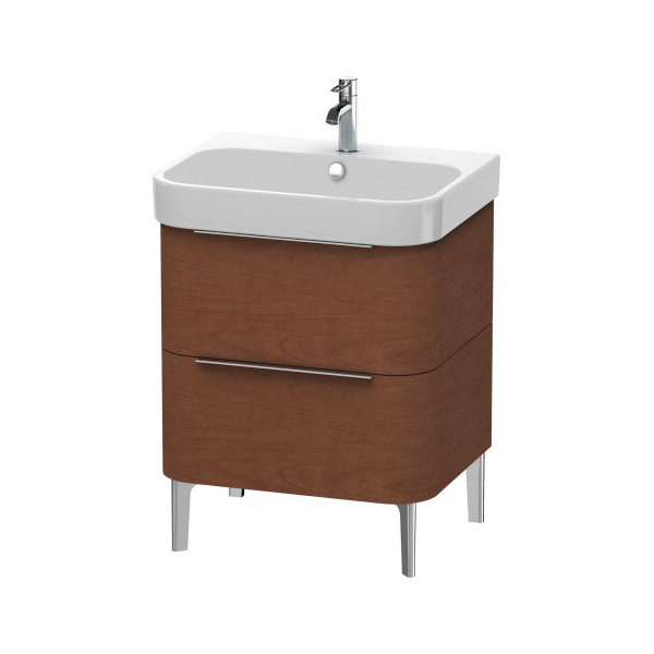 Тумба напольная под раковину Duravit Happy D.2 H2637201313 американский орех