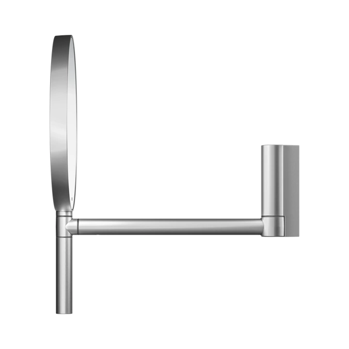 Зеркало косметическое двустороннее настенное KEUCO PLAN 17649 170002 без подсветки, алюминий серебристый анодированный