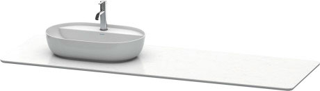 Столешница для раковины Duravit Luv LU9468L1717 кварцевый камень белый структурный