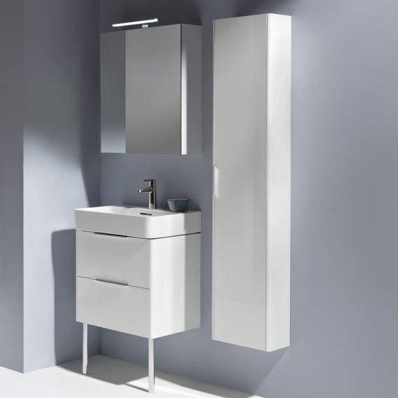 Шкаф-пенал высокий Laufen  Base  4.0264.2.110.263.1    165 см, дверь с ручкой, петли справа, цвет темный вяз