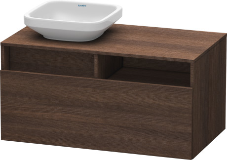 Тумба подвесная под консоль Duravit DuraStyle DS6784L5353 каштан темный
