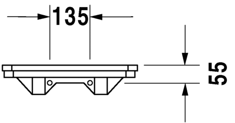 Полка Duravit 1930 0892450000 белый