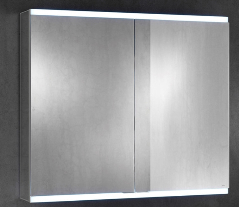 Зеркальный шкаф настенный с подстветкой KEUCO Royal Modular 2.0 800211080100200 800 мм х 700 мм х 160 мм, 2 створки, 2 розетки