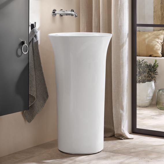 Отдельно стоящая раковина Duravit White Tulip 2703500070 Ø500 мм, без отверстия под смеситель, белая