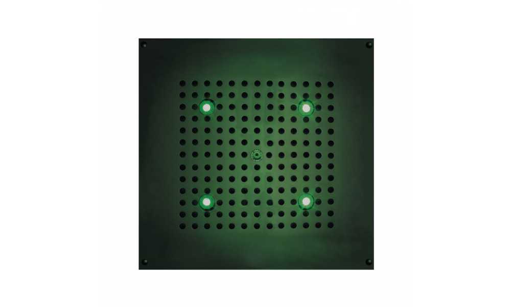 Верхний душ Bossini Dream Cube H37451 Хром с RGB хромотерапией